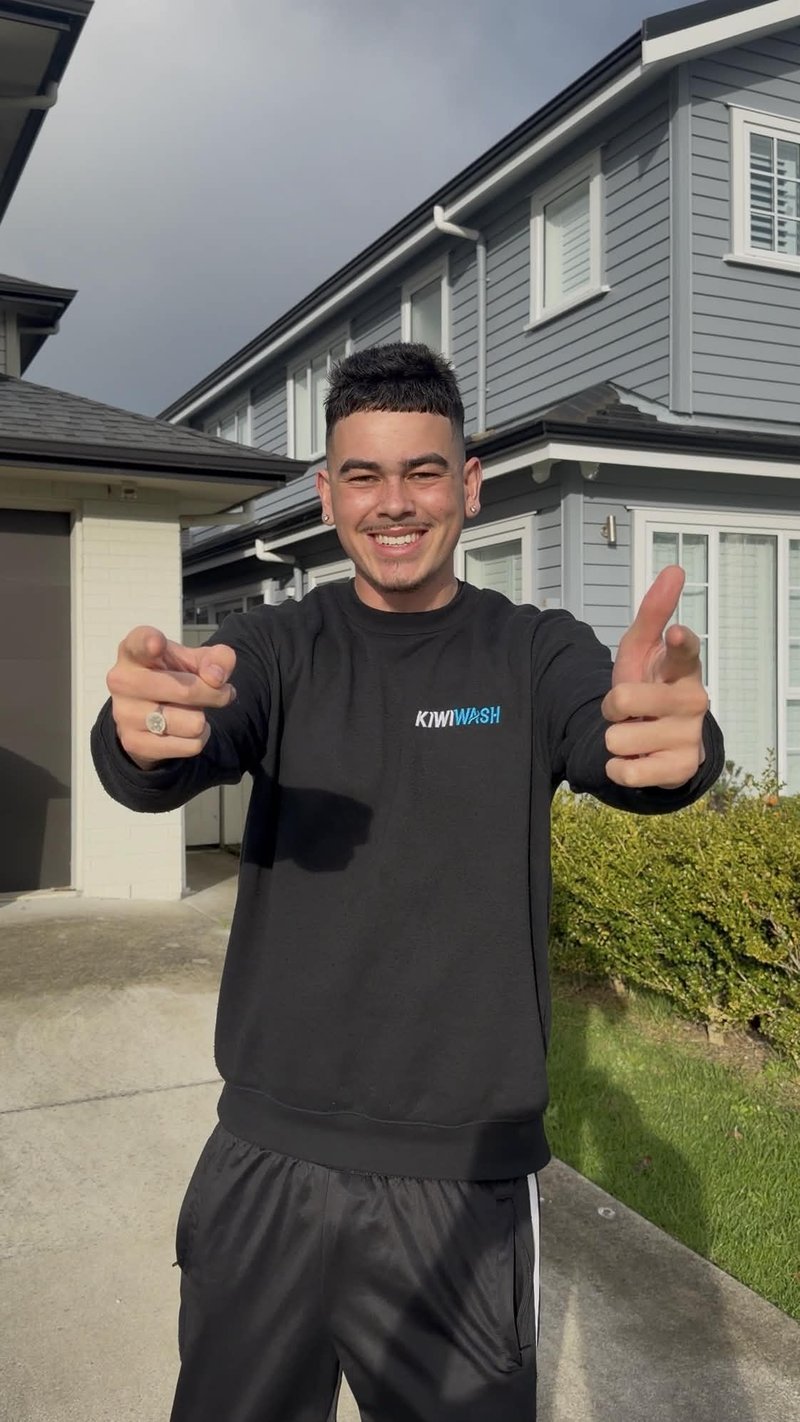Ace, Founder of Kiwi Wash Exterior Cleaning
